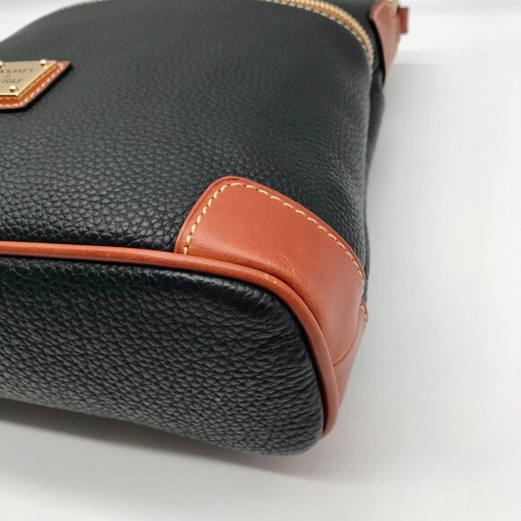 Dooney & Bourke Black Pebbled Grain Leather Crossbody Bag - Picture 6 of 11